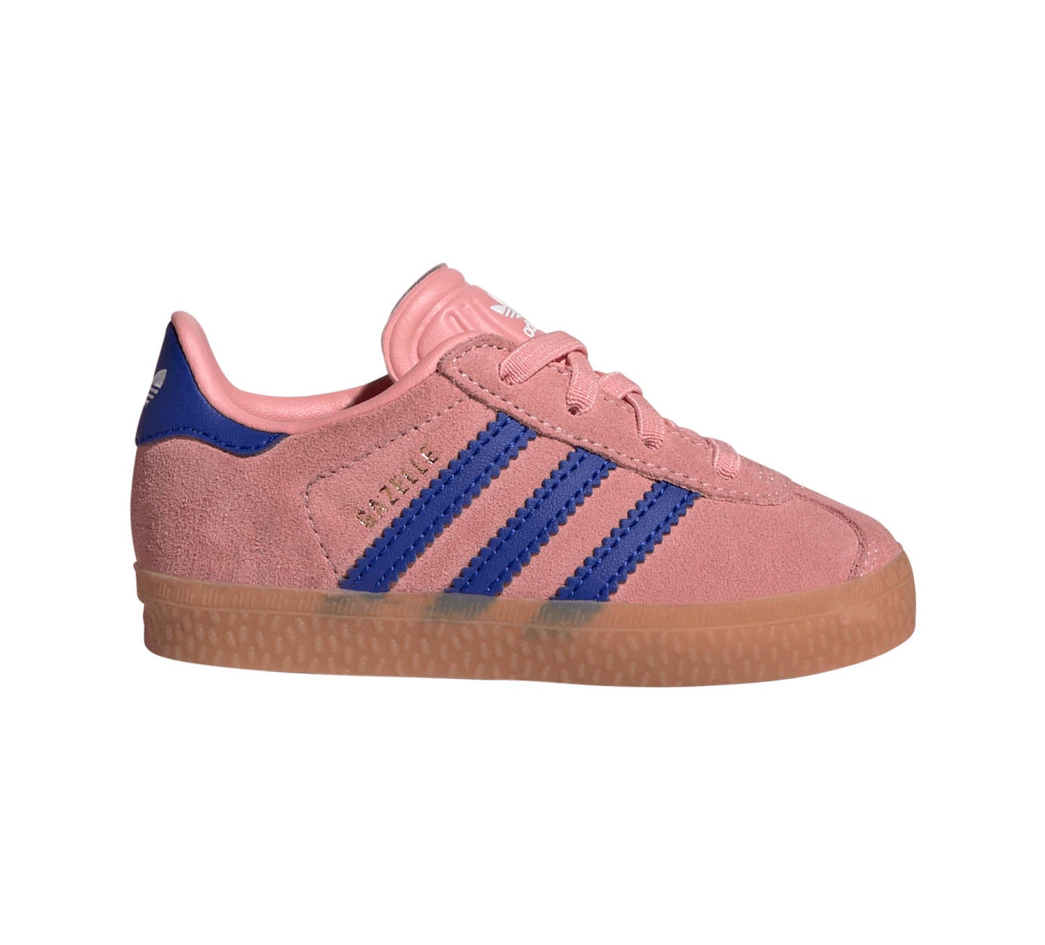 Adidas Gazelle Rose Bebe Baskets en Suede pour bebe S2 Vichy