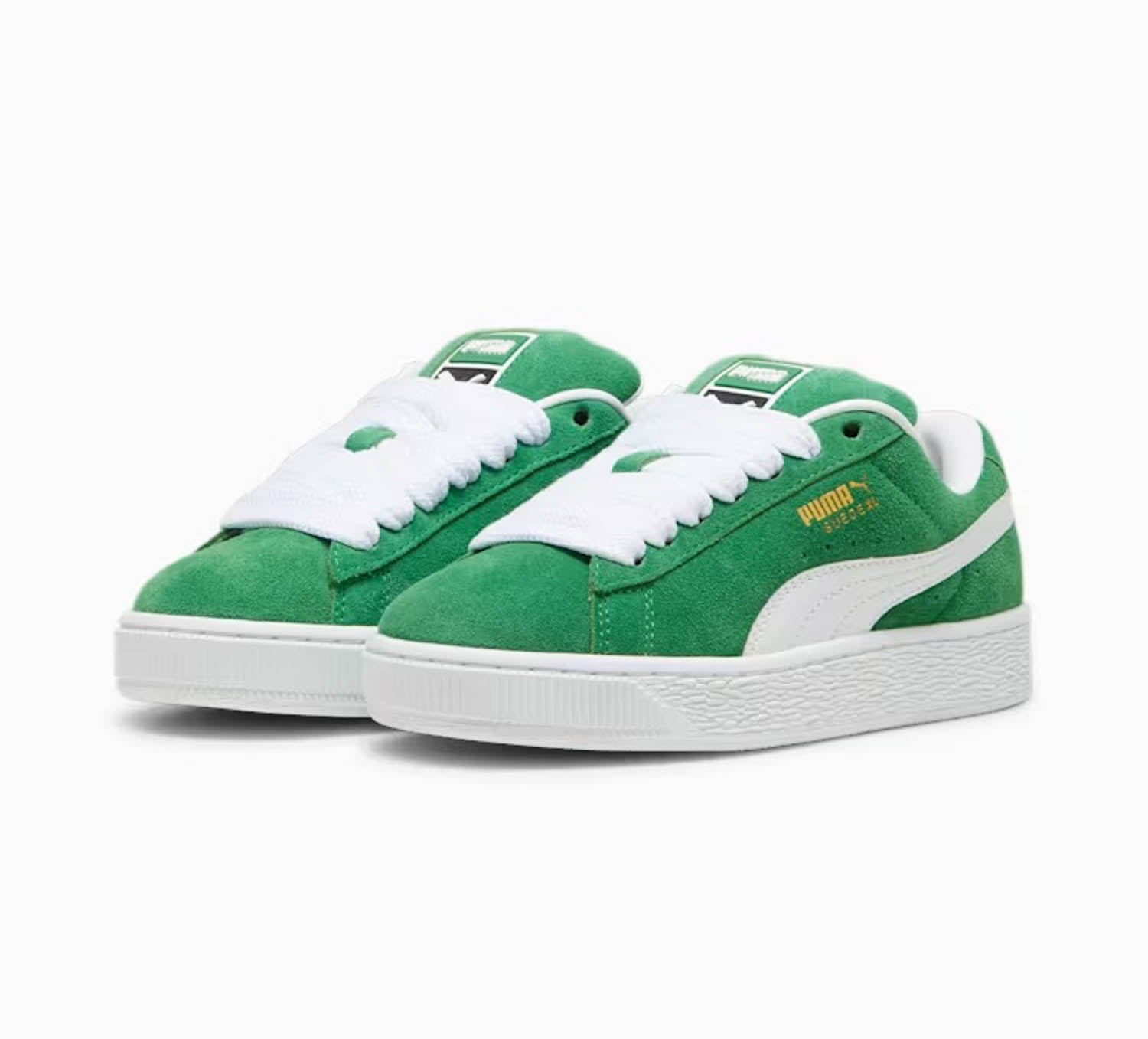 Sneakers Puma Suede XL en Suede Vert S2 Vichy