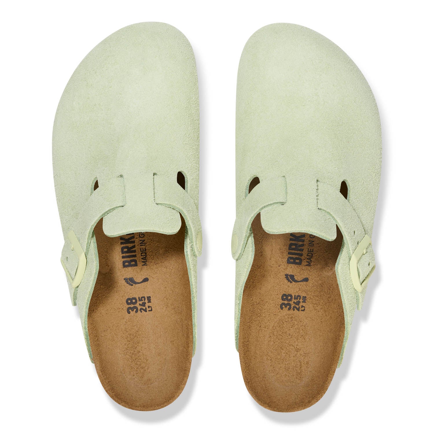 Birkenstock Boston Fadded Lime