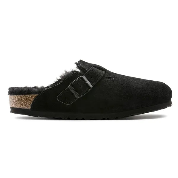 Birkenstock Boston Shearling Suede Leather