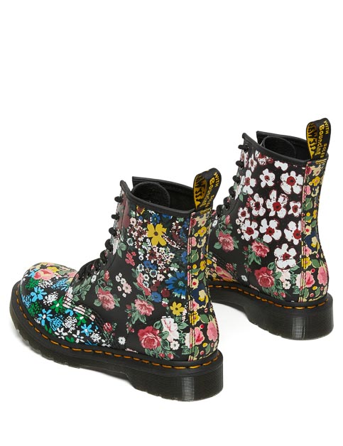 Dr. Martens Boots 1460 Pascal Floral Backhand, Chaussures femme, Dr. Martens