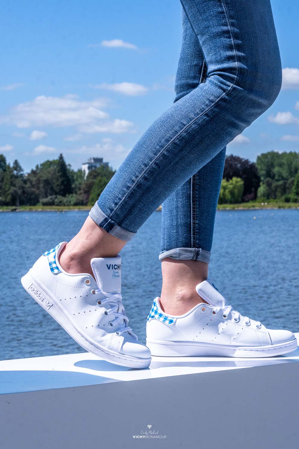 Adidas femme stan smith bleu best sale